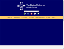 Tablet Screenshot of divineredeemer.org